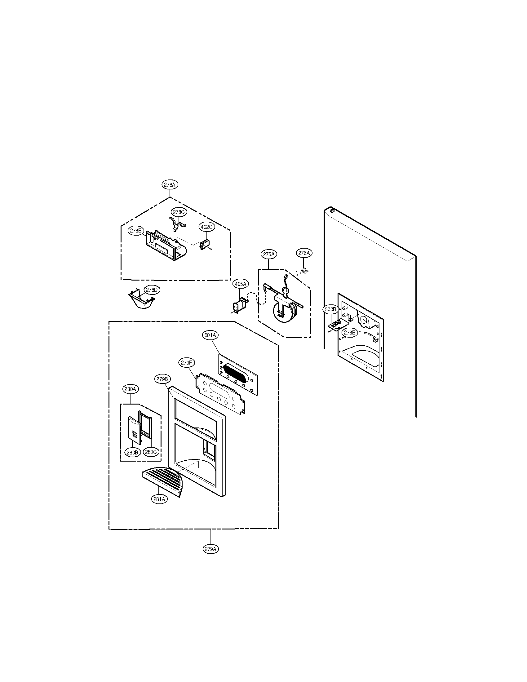 DISPENSER PARTS