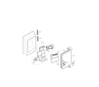 LG LFX25978ST/00 ice maker and ice bin parts diagram