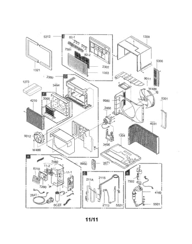Exploded view parts