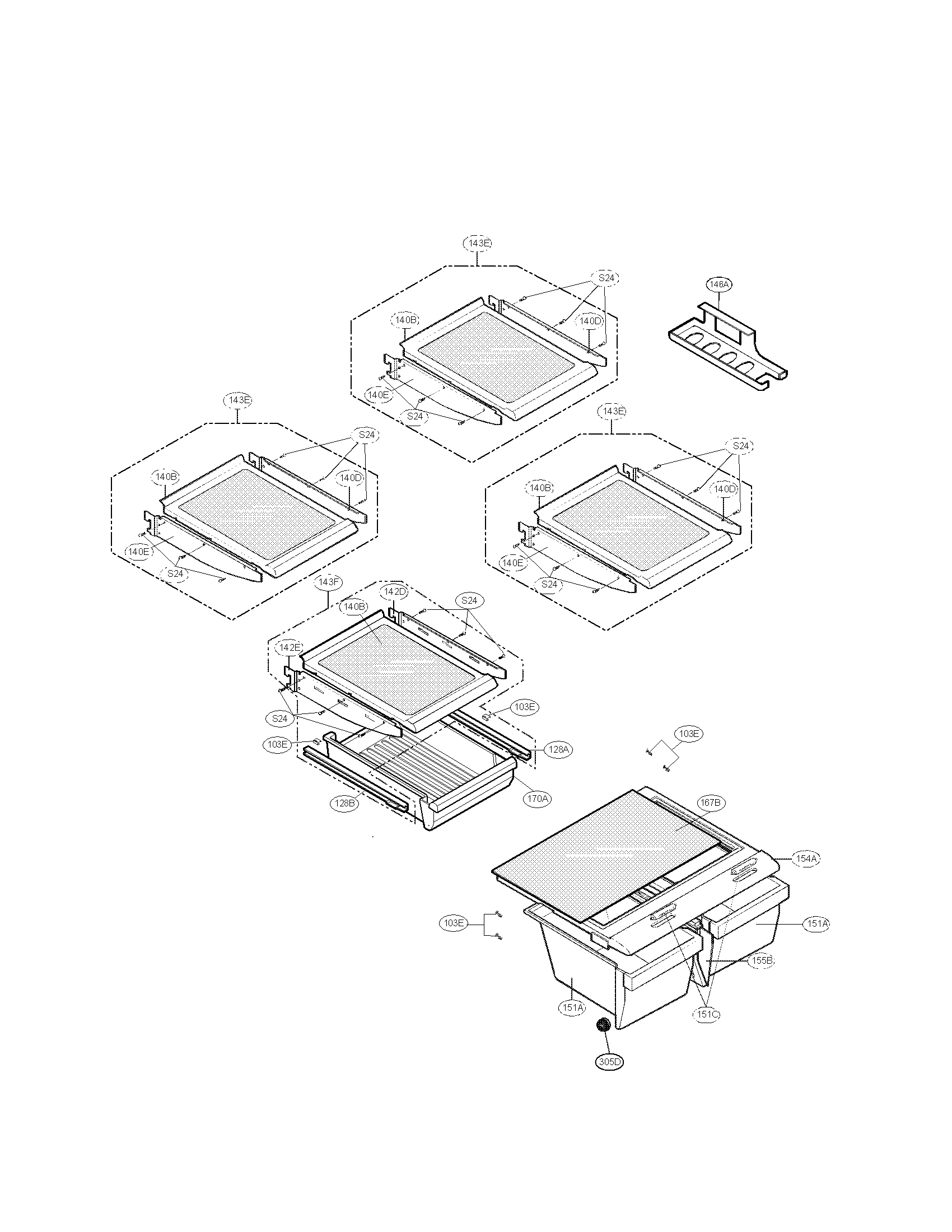 Refrigerator parts