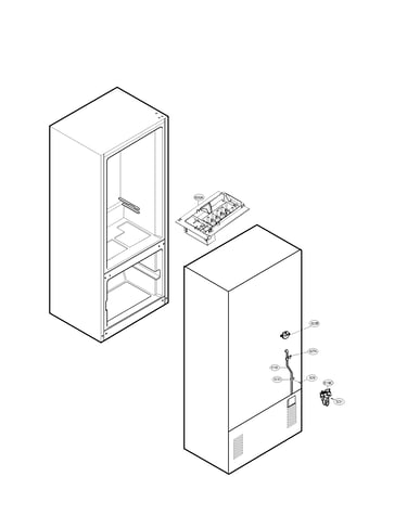 Water and ice maker parts