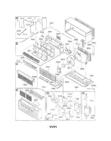 Exploded view parts