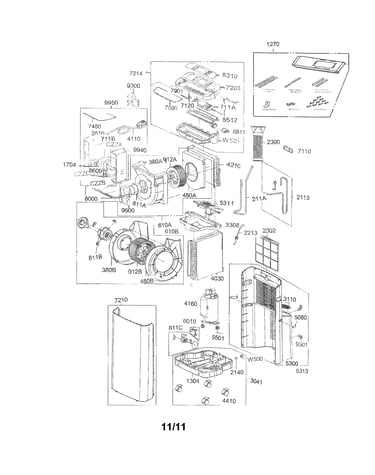 Exploded view parts