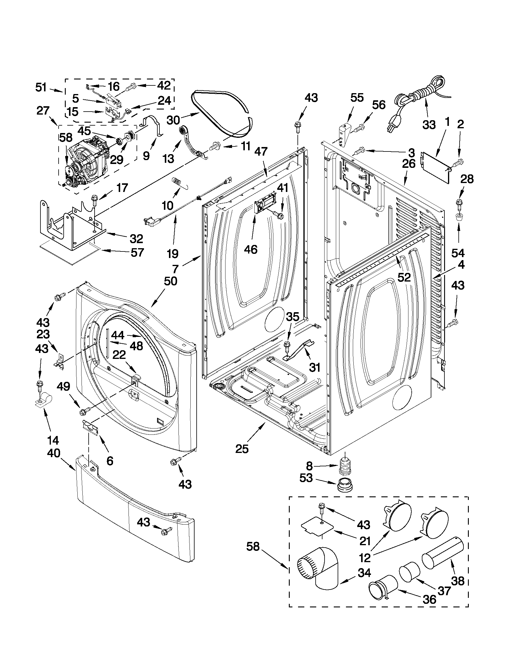 Cabinet parts