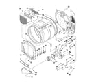 Whirlpool CGD8990XW0 bulkhead parts diagram