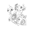 Whirlpool 7EWED1730YW1 bulkhead parts diagram