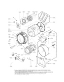 Drum and tub assembly parts