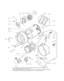 Drum and tub assembly parts