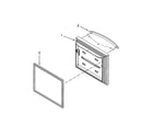 KitchenAid KFCS22EVMS6 freezer door parts diagram
