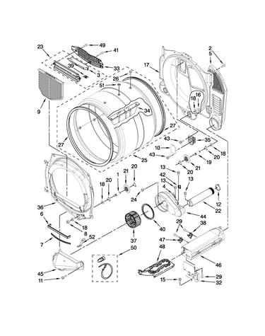 Bulkhead and blower parts