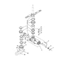 Kenmore 665744120 pump and spray arm parts diagram