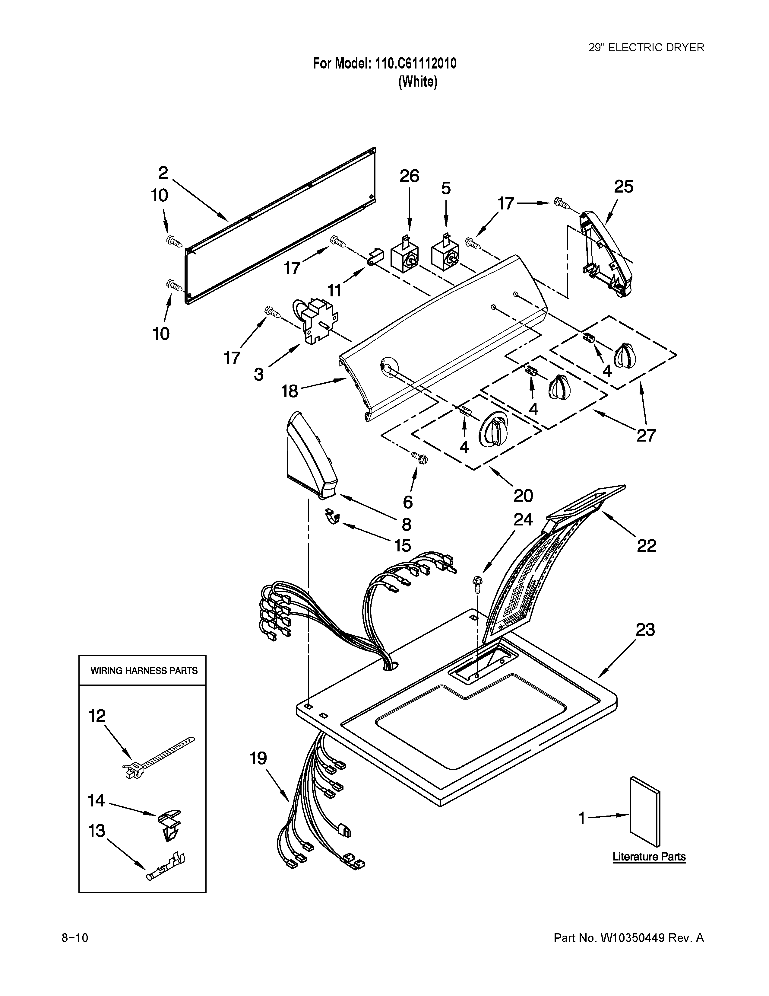 Top and console parts