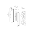 LG LSXS26466S/00 refrigerator door parts diagram