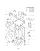Cabinet and control parts