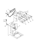 Controls and water inlet parts