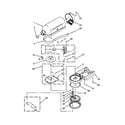 KitchenAid KSM500Q2GR0 case, gearing and planetary unit parts diagram