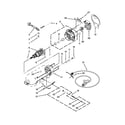 KitchenAid KSM500Q2MY0 motor and control unit parts diagram