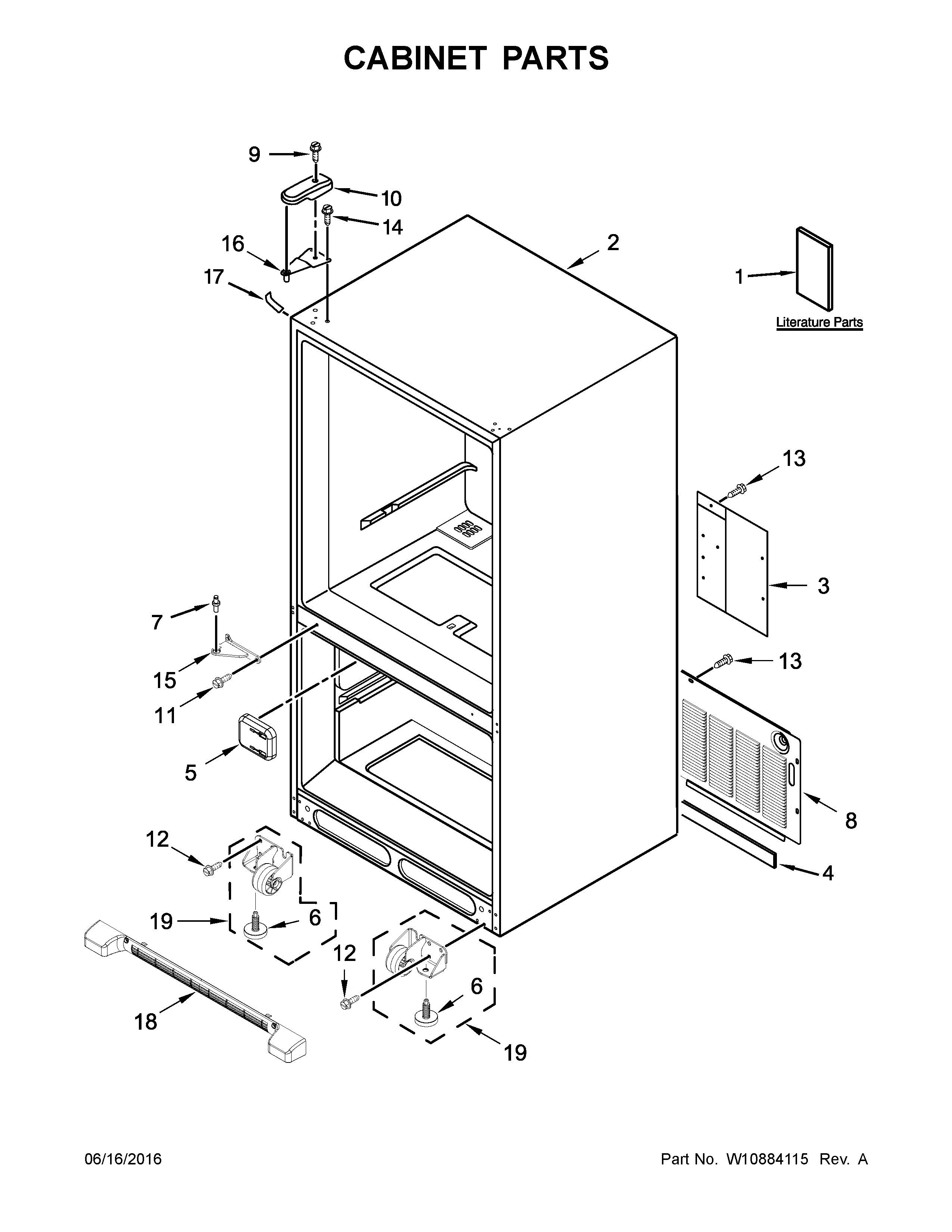 CABINET PARTS