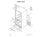 Maytag MBL1957FEZ00 cabinet parts diagram