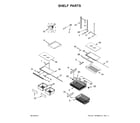 Maytag MBL1957FEZ00 shelf parts diagram