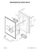 Refrigerator door parts