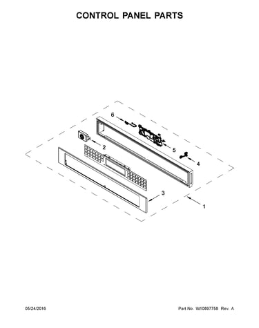 Control panel parts