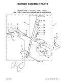 Burner assembly parts