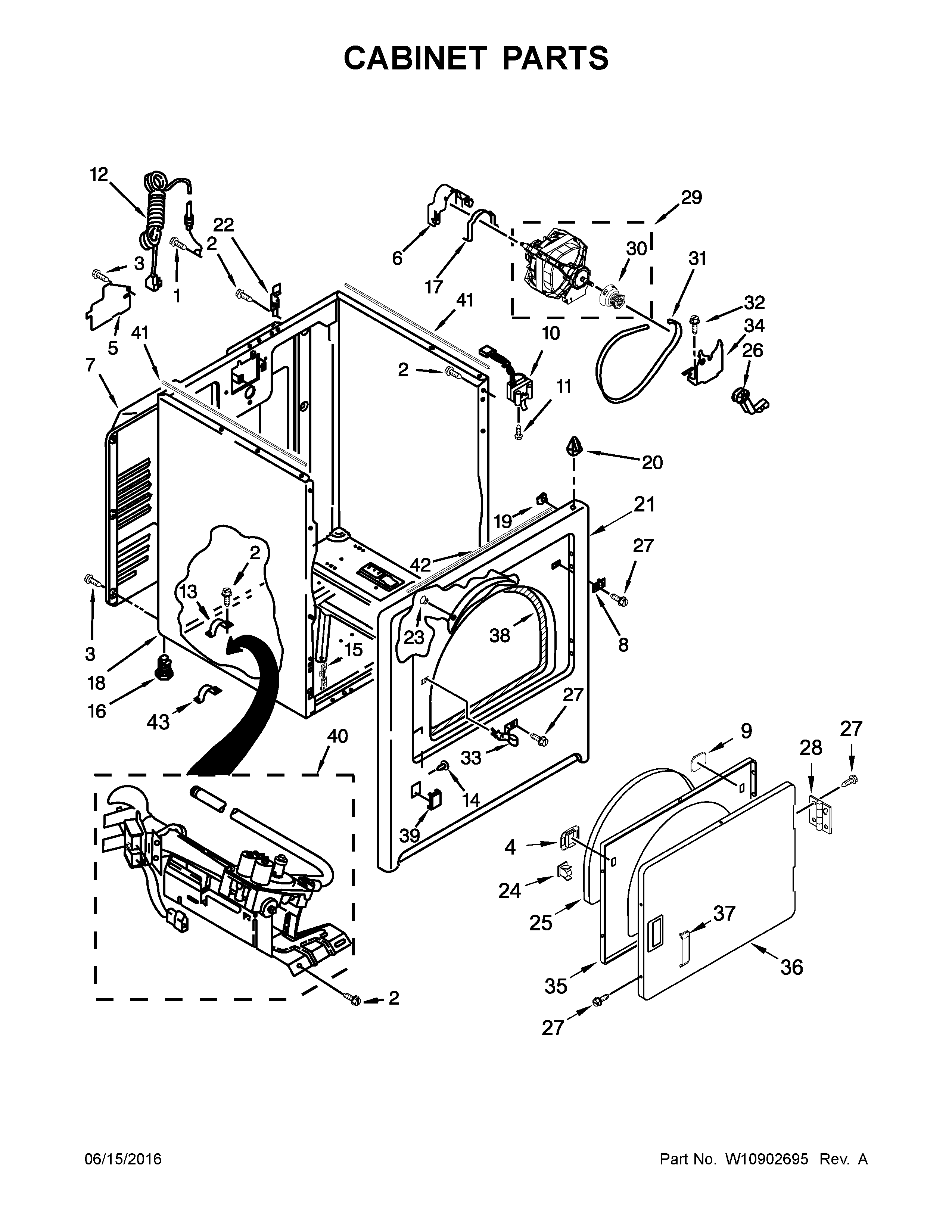 CABINET PARTS