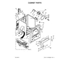 Maytag 7MMGDC300DW3 cabinet parts diagram