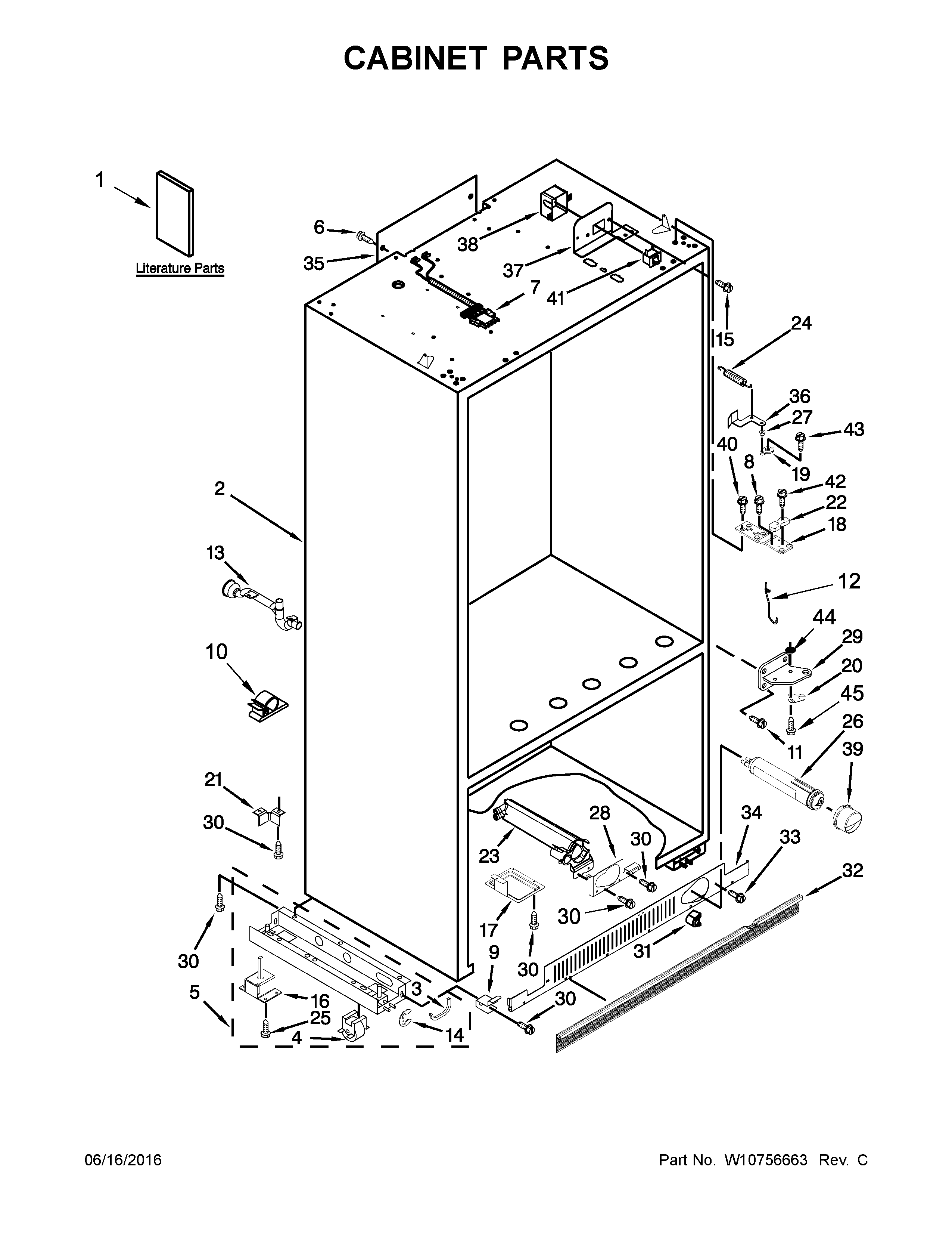 Cabinet parts