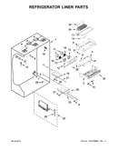Refrigerator liner parts