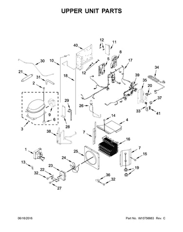 Upper unit parts