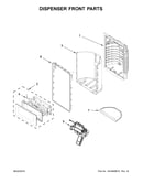 Dispenser front parts