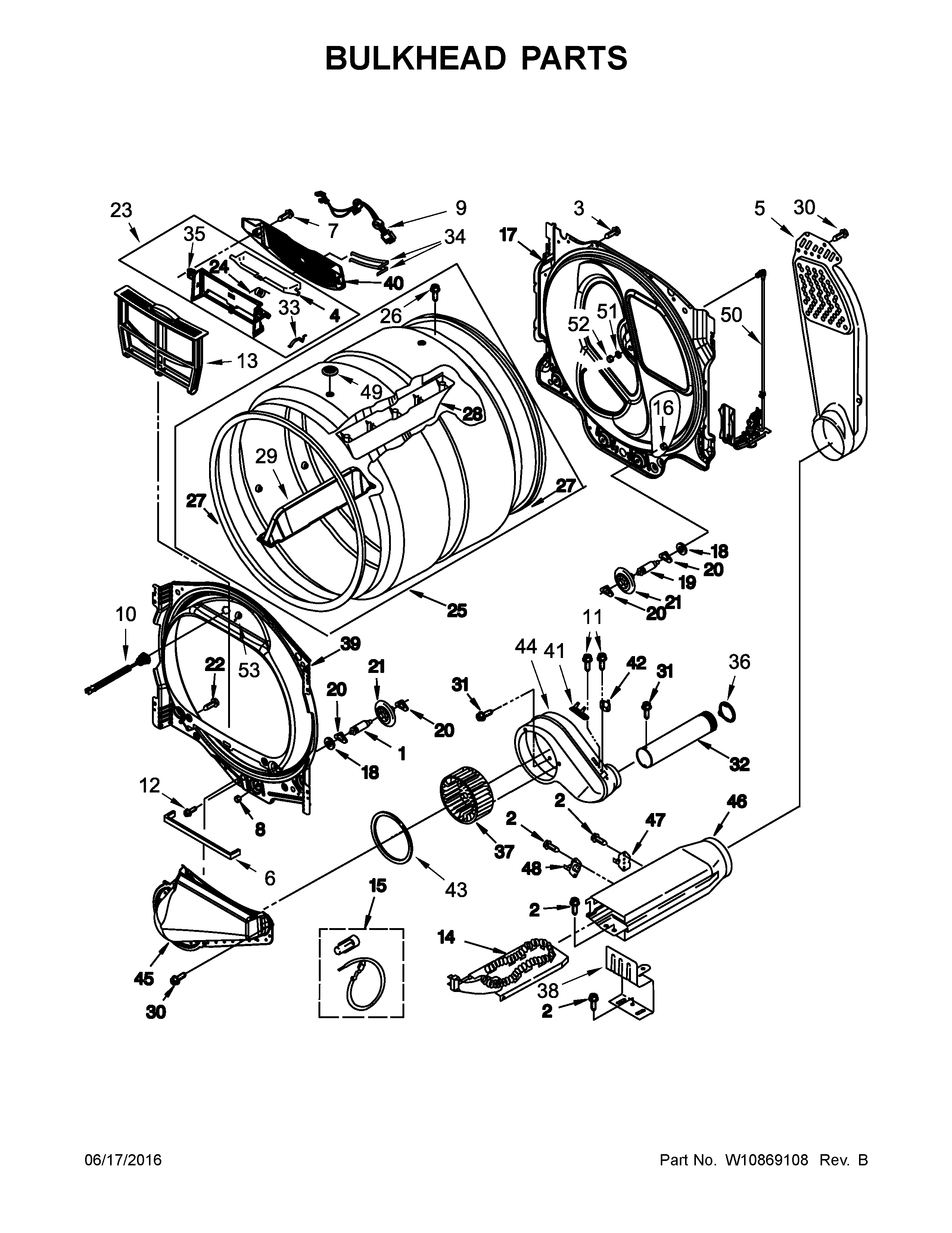 Bulkhead parts