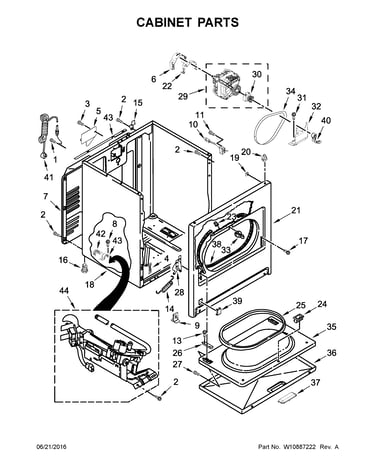 Cabinet parts