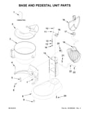 Base and pedestal unit parts