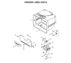 KitchenAid KRFF507HBS00 freezer liner parts diagram