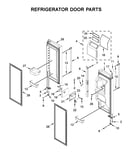 Refrigerator door parts