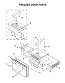 Freezer door parts