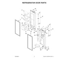 Maytag MFI2269FRW03 refrigerator door parts diagram
