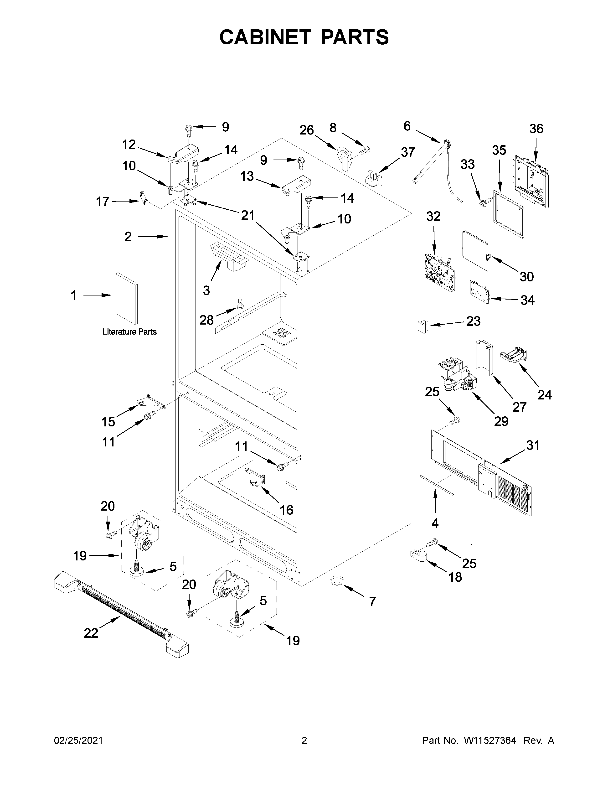 CABINET PARTS