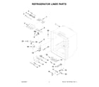 Jenn-Air JFC2290RTB03 refrigerator liner parts diagram