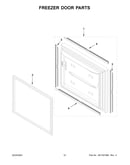 Freezer door parts