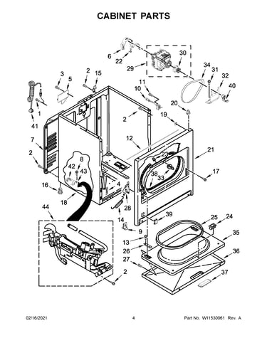 Cabinet parts