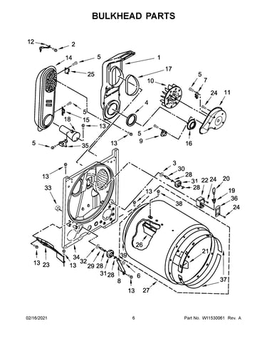 Bulkhead parts