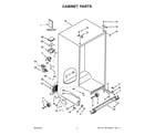 Whirlpool WRS586FIEM05 cabinet parts diagram