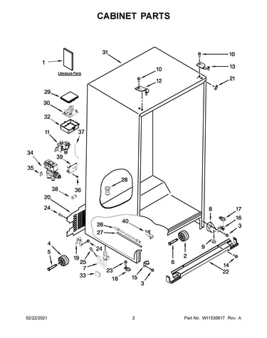 Cabinet parts