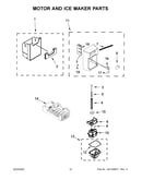Motor and ice maker parts