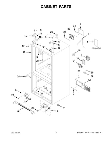 Cabinet parts