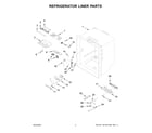 KitchenAid KRFC300EWH04 refrigerator liner parts diagram
